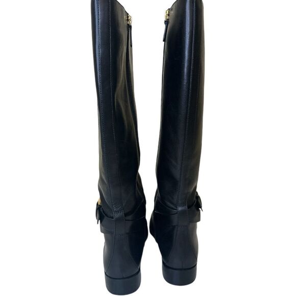 TORY BURCH Thora Black Patent Leather Boots - Picture 9 of 13